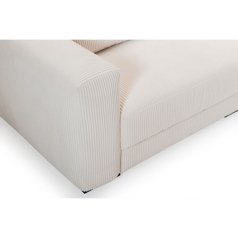 2389 Egholm Modulsofa åpen ende 336cm x 210cm velg Ribcord cordfløyel tekstil