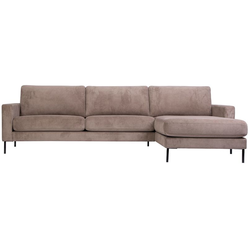 Flint Sjeselong sofa 279x165cm - Velg Fjord cordfløyel