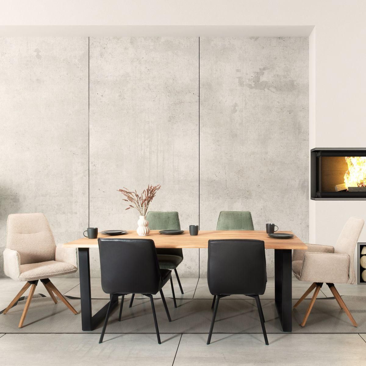 Hugo spisebord 240x100cm heltre eik 