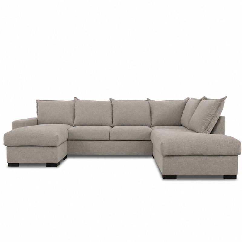 Archie U-Sofa 3R 323x213cm - Storm 09 Taupe | LAGERTØMMING