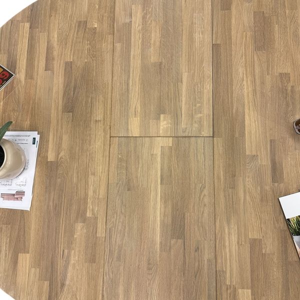 Hovedbilde Slite illeggsplate 40cm hvitoljet heltre eik