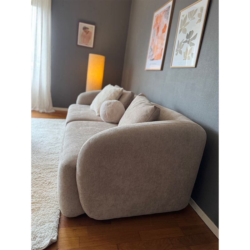 Sori hjørnesofa med åpen ende 280X210cm - Velg Storm tekstil