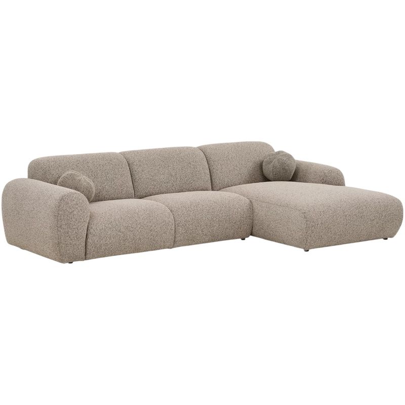 Clyde sofa 3-seter med sjeselong - stone grey | House Nordic 