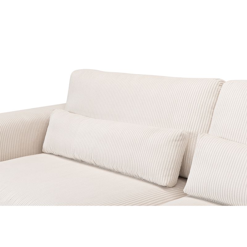 2389 Egholm Hjørnesofa åpen ende 336cm x 256cm modulbasert velg Ribcord cordfløyel tekstil