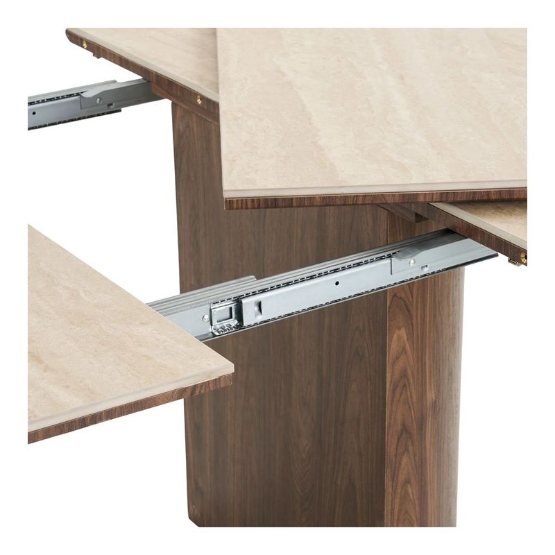 Delphi spisebord Ø120–200 cm med uttrekk – House Nordic