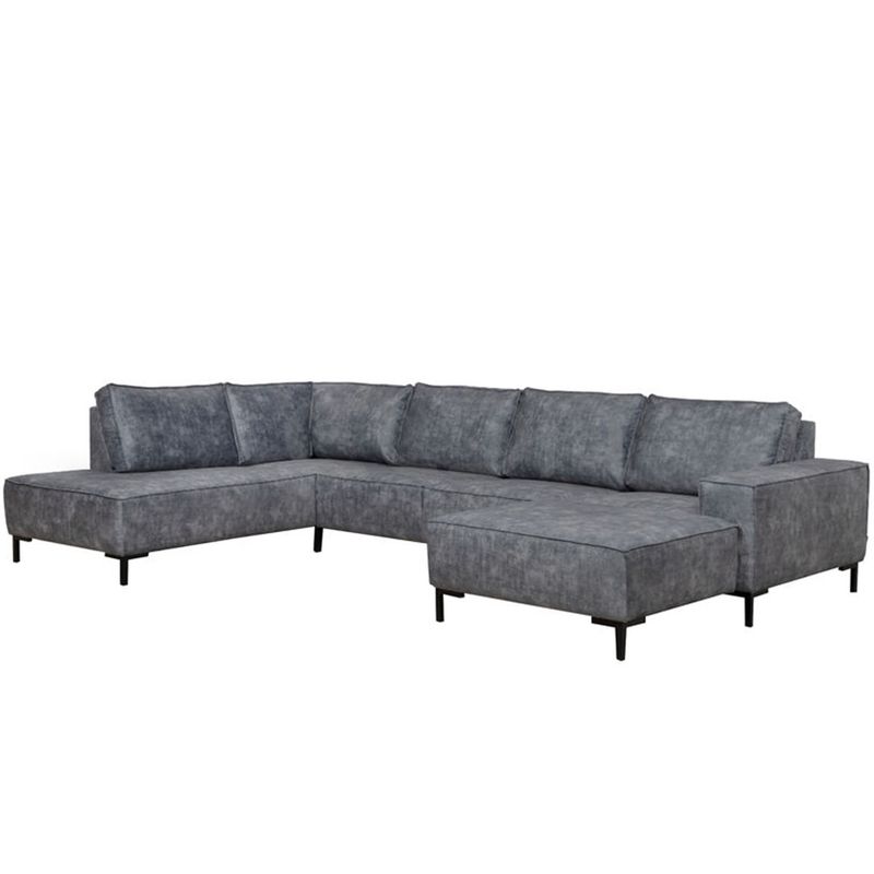 Brussel Oppsett 3 Adore Fuji Tekstil Hjørnesofa 350x214 m/ åpen 