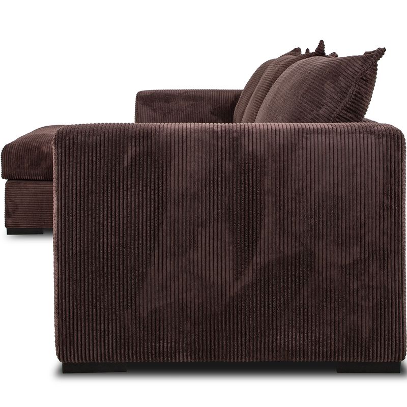 Chill Oppsett 1X sjeselong sofa 316x155cm Lincoln cordfløyel