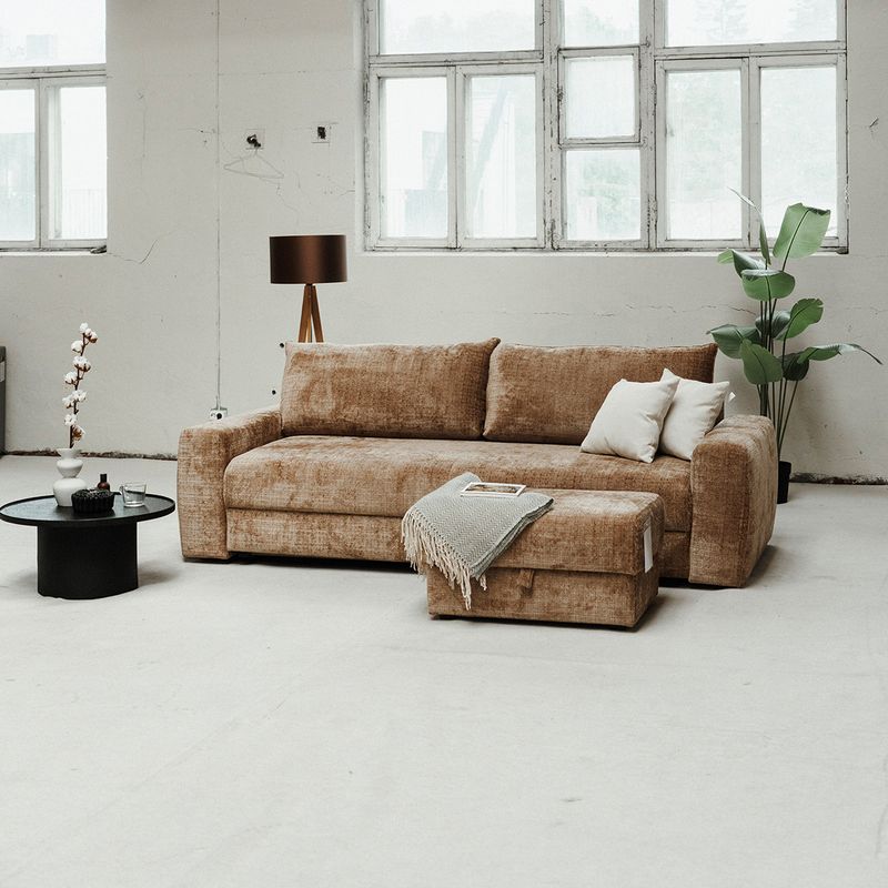 Gosa 3 seter Sovesofa velg Cremona Tekstil 238-252 cm