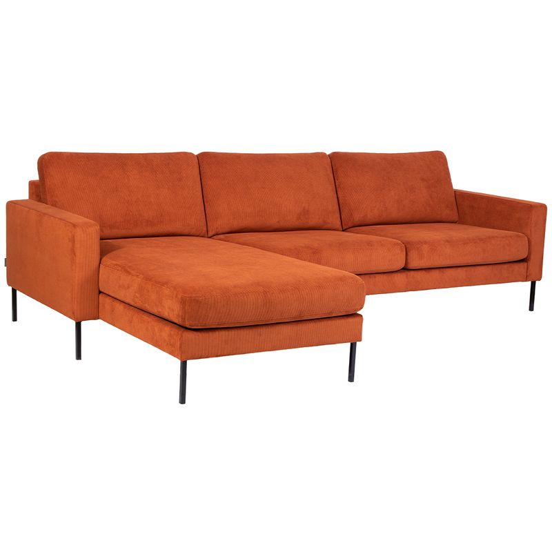 Flint Sjeselong sofa 279x165cm - Velg Fjord cordfløyel