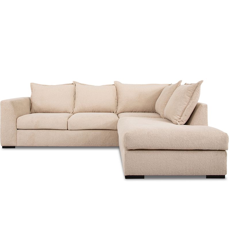 Chill Oppsett 00 hjørnesofa Boogie Bouclè 260x215 med åpen ende
