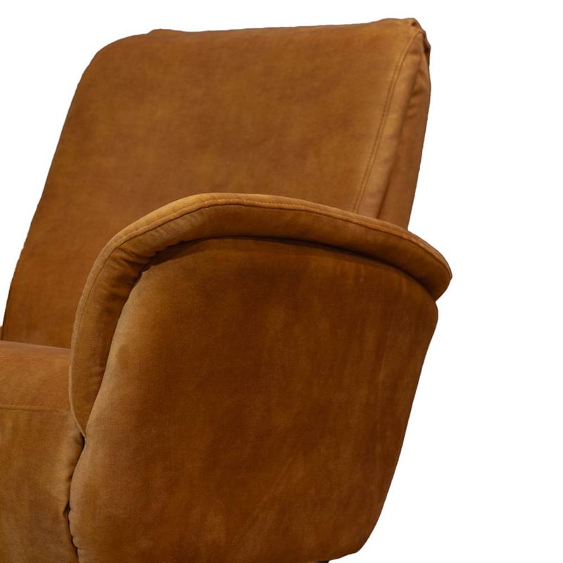 Bent Recliner med integrert fothviler | Adore velur
