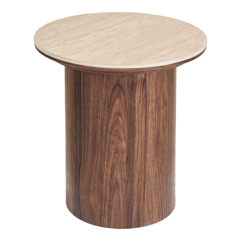 Delphi sidebord Ø45 cm | keramisk bordplate
