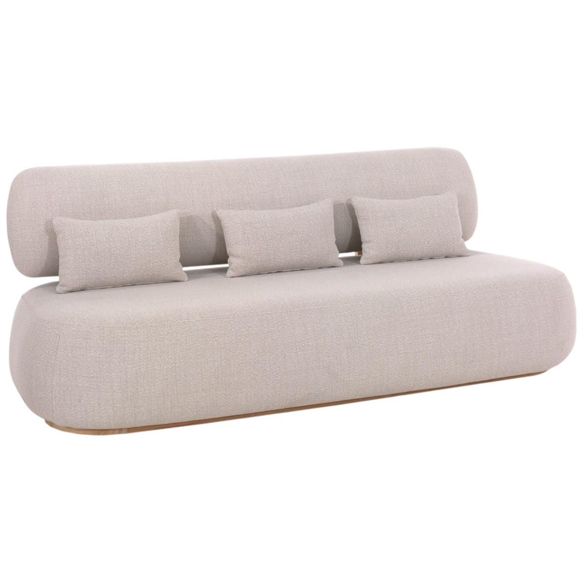 Ruby 3-seter utesofa - teak & Quick Dry