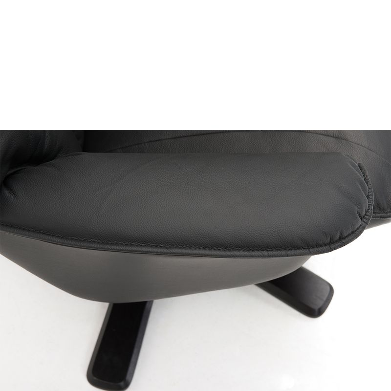 Senator hvilestol | Soleda sort skinn
