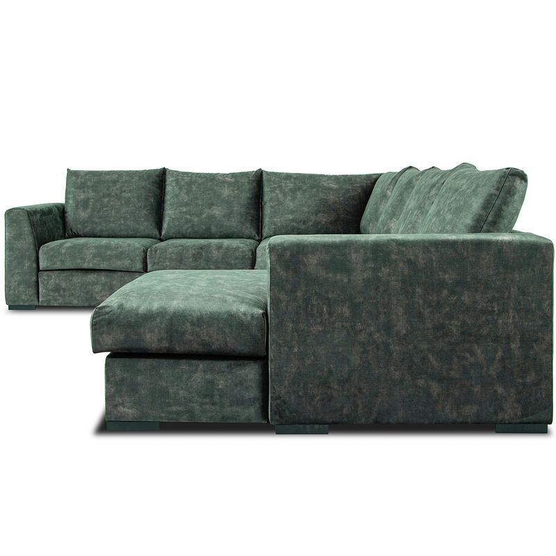 Chill hjørnesofa med sjeselong 345x275 cm – Adore Fuji velur