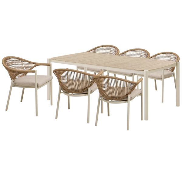 Hovedbilde Abela Spisegruppe - 6 stoler - House Nordic 