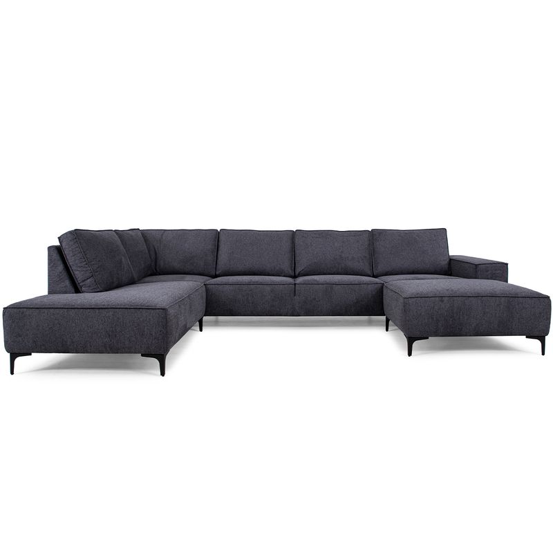 Brussel Oppsett 3 Brego Tekstil Hjørnesofa 350x214 m/ åpen 