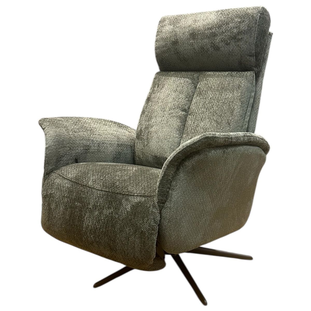Comfort+ Recliner med integrert fothviler | Movie tekstil