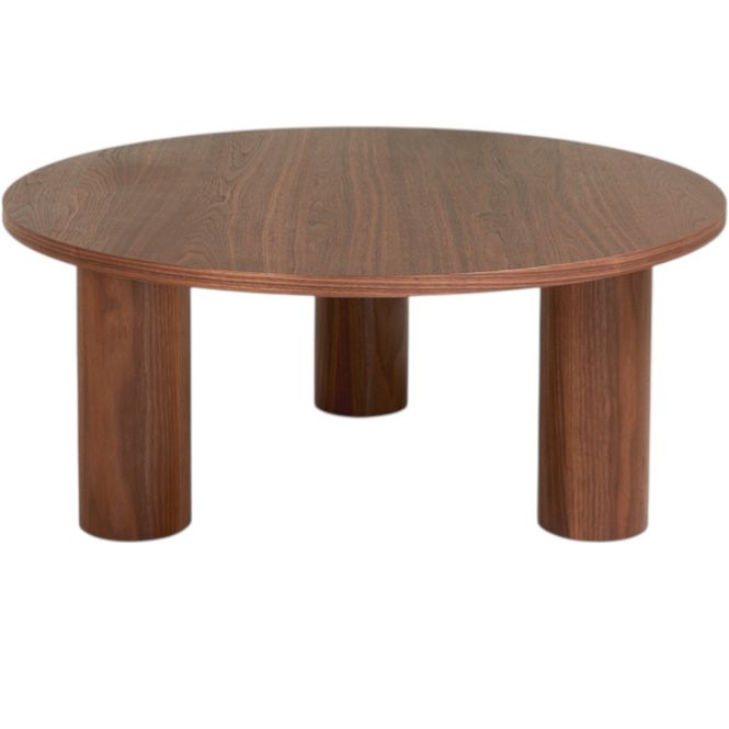 Hovedbilde Macala  Sofabord Valnøtt finer | D100 H41,7cm