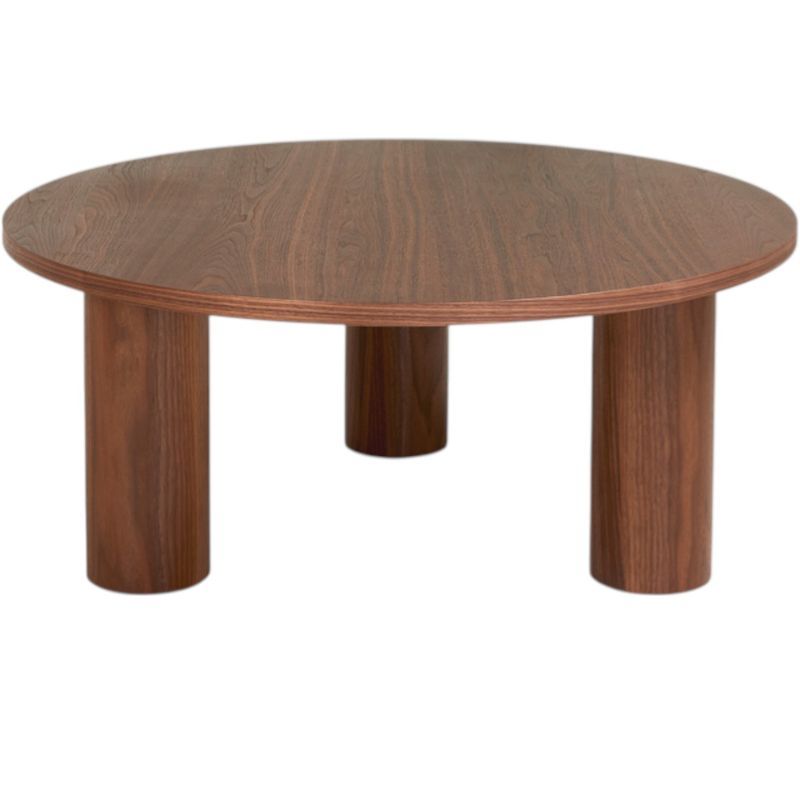 Macala  Sofabord Valnøtt finer | D100 H41,7cm