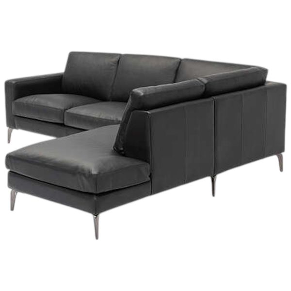 Hovedbilde Una hjørnesofa i ekte skinn Madras Hud 247x208 ...