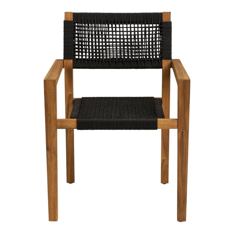 Anzio spisestol ute i teak og tau