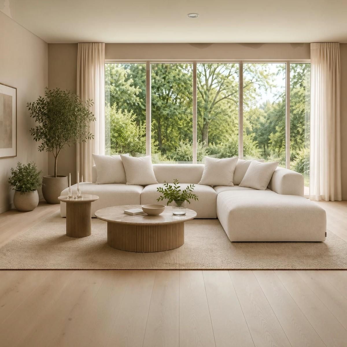 Boxit modulsofa med åpen ende 297x210 cm