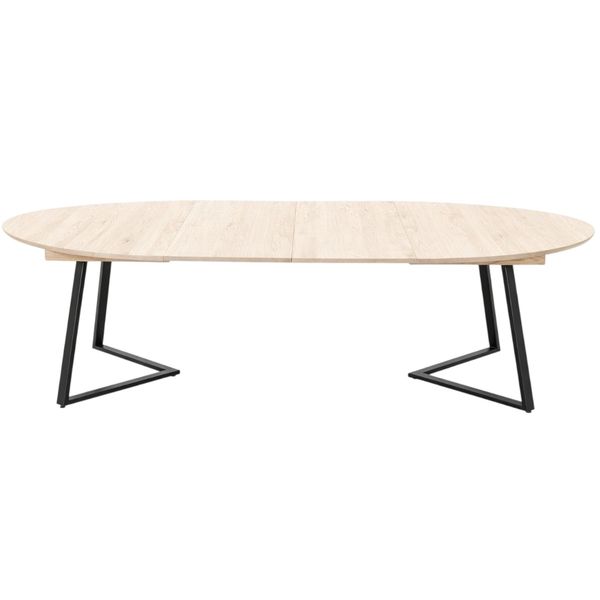 Hovedbilde Form Spisebord Rundt Ø120 heltre eik med uttrekk ...