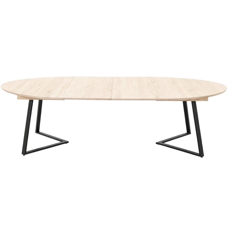 Form Spisebord Rundt Ø120 heltre eik med uttrekk | Skagen Studio