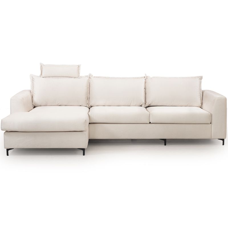 Chill Oppsett 1X sjeselong sofa 316x155cm Monolith velur