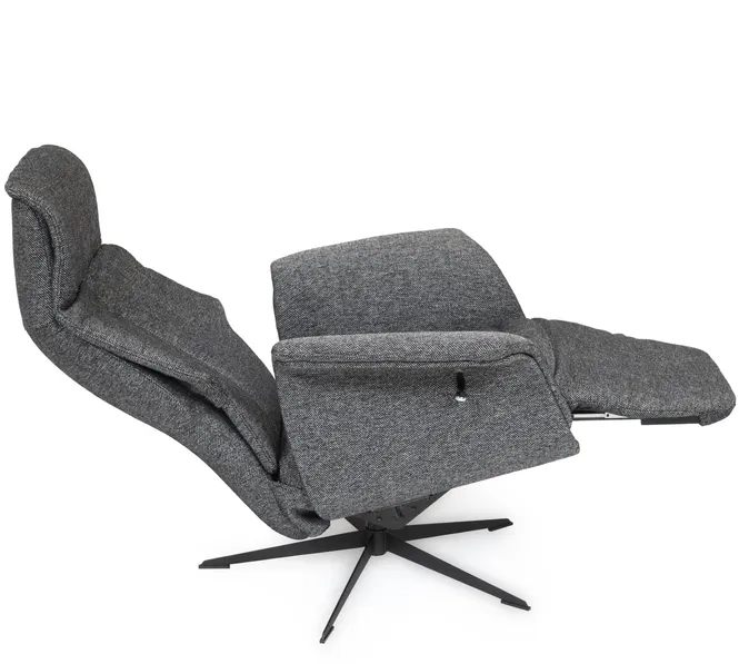 Hovedbilde Seven Recliner med integrert fothviler | Sutton 550 Black