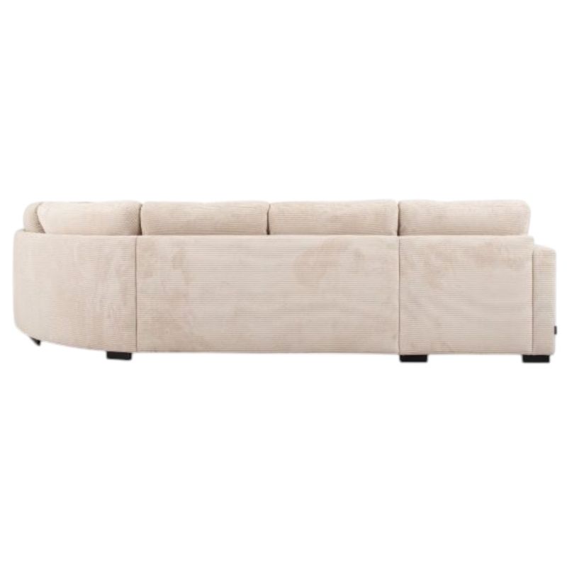 Arizona U-hjørnesofa 335x262cm Lincoln cordfløyel