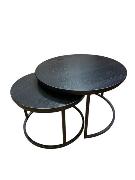 Hovedbilde Edmonton sofabord heltre massiv sortbeiset ask ...