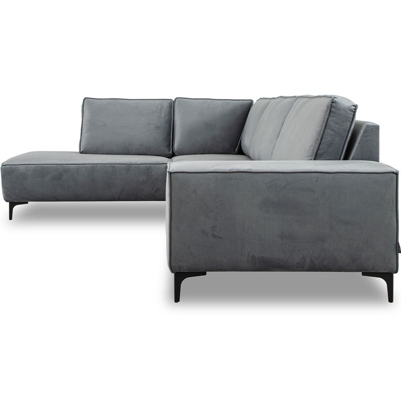 Brussel Oppsett 2 Hjørnesofa 305x215 m/åpen ende Bluvel velur
