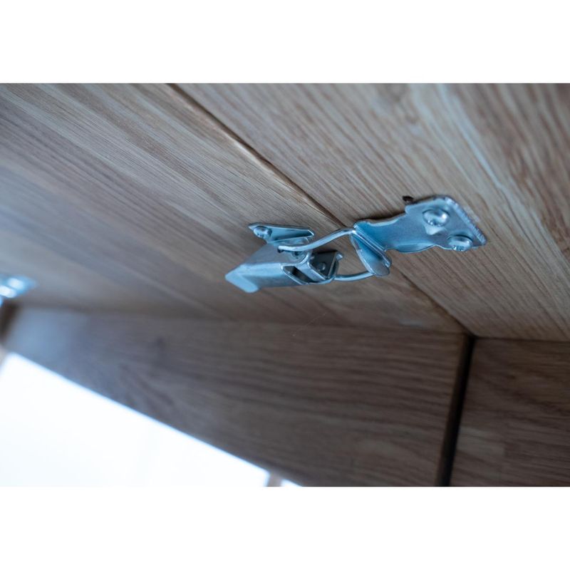 Alborg Spisebord 110/150 heltre oljet eik med illeggsplate