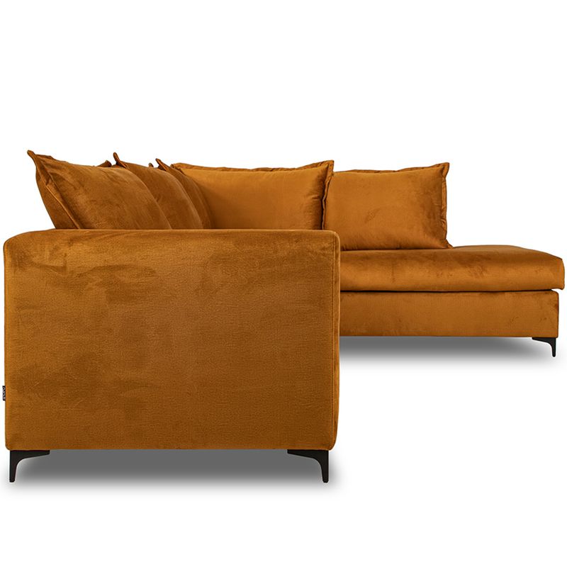 Chill Oppsett 2 Hjørnesofa Monolith velur 300x215 m/ åpen ende