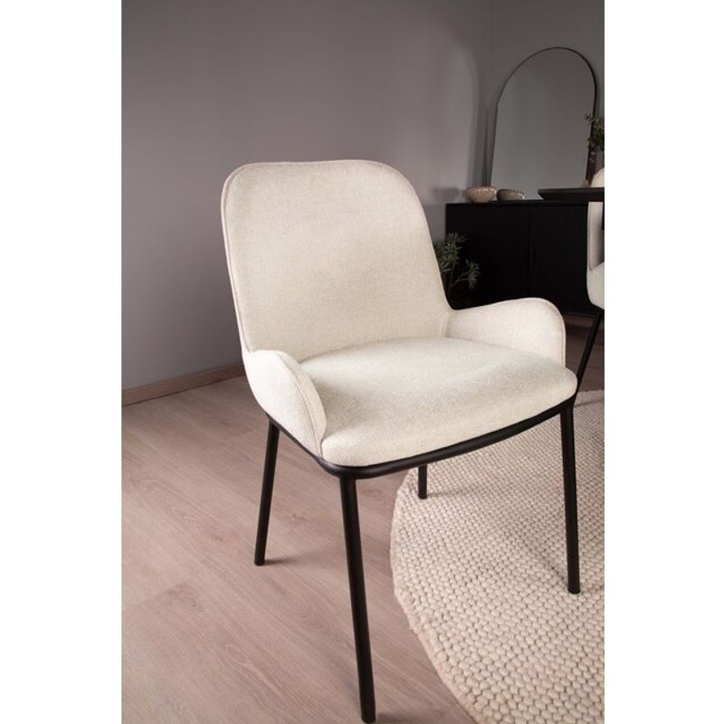 Whitney Spisestol beige