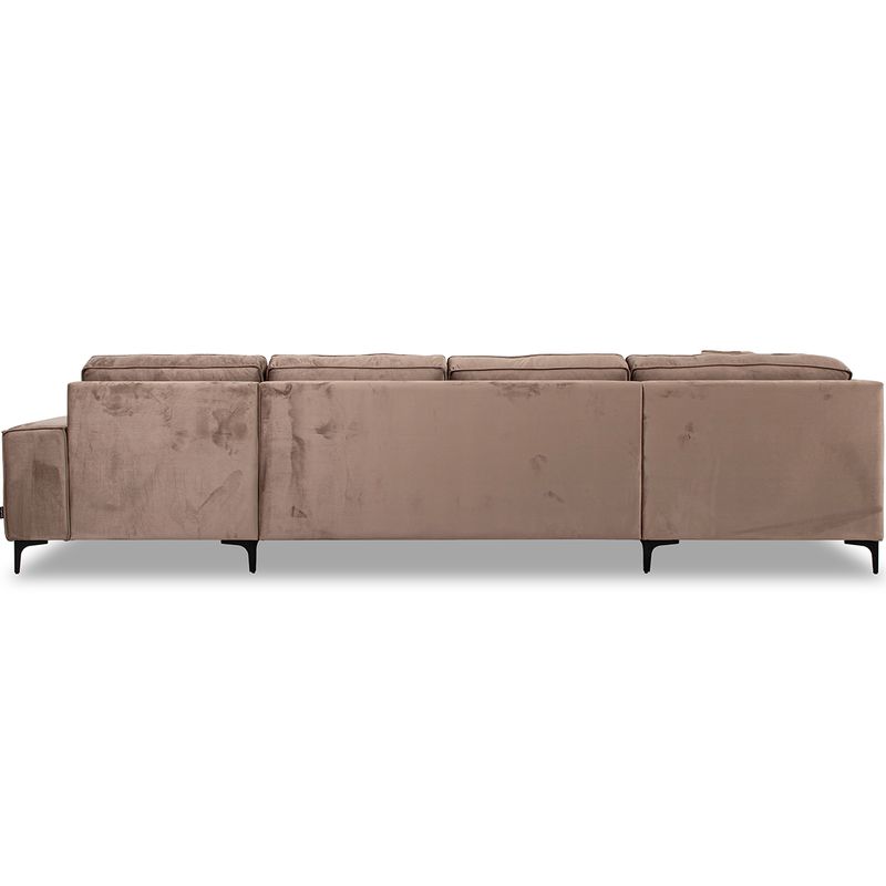 Brussel U-sofa Oppsett 3 Bluvel Tekstil Hjørnesofa 350x214 m/åpen ende