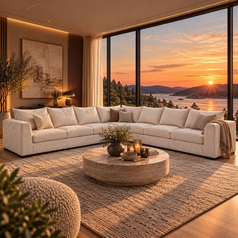 Chill stor hjørnesofa 3+3 345x345 cm - Eros velur