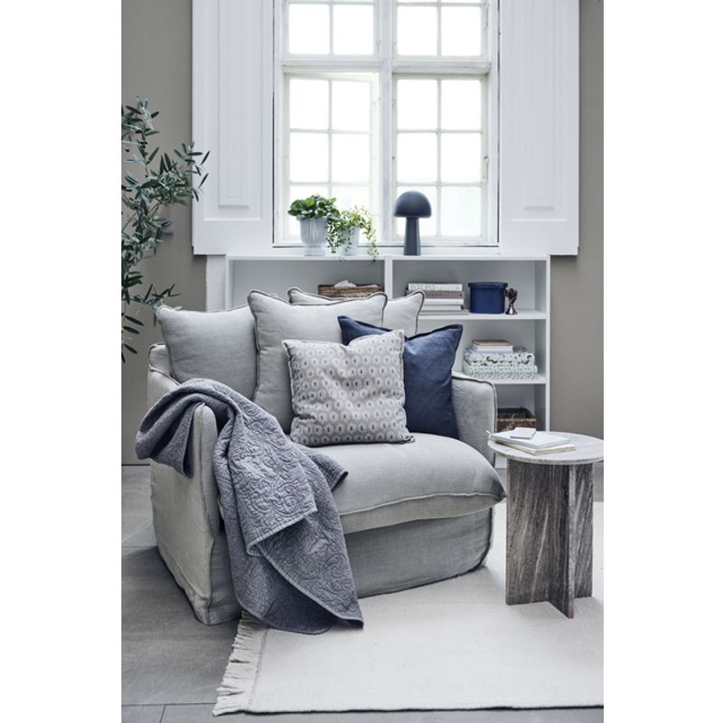 Elivinne marmor sidebord  D. Linen | 40X40X50 cm. 