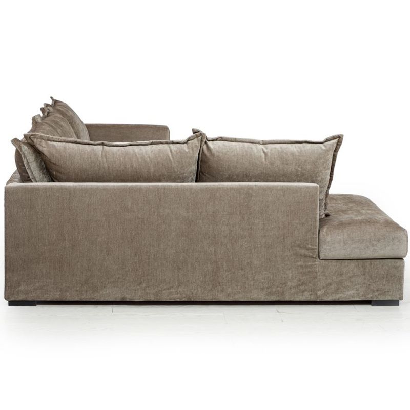 Chill Oppsett 2 Hjørnesofa m/ åpen ende Eros Velur 300x215
