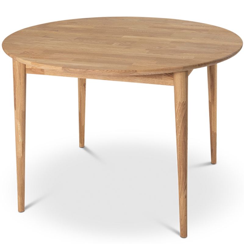 Alborg Spisebord 110/150 heltre oljet eik med illeggsplate