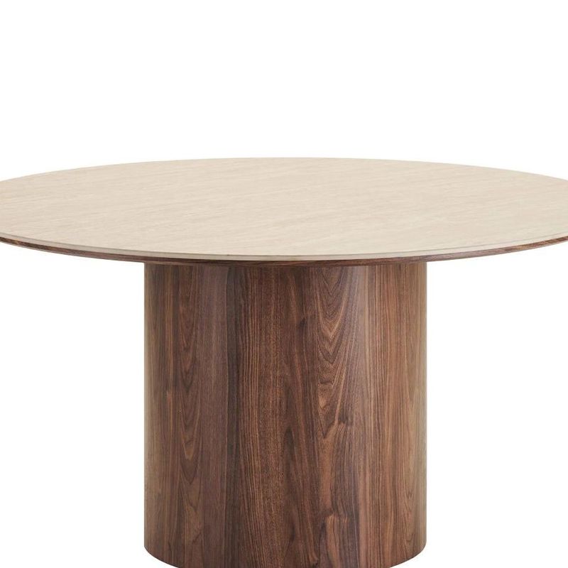 Delphi rundt spisebord Ø140 cm - keramisk bordplate