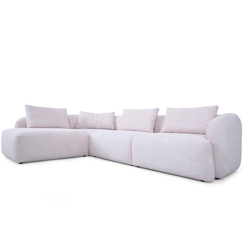 Sori hjørnesofa med åpen ende 280X210cm - Velg Storm tekstil