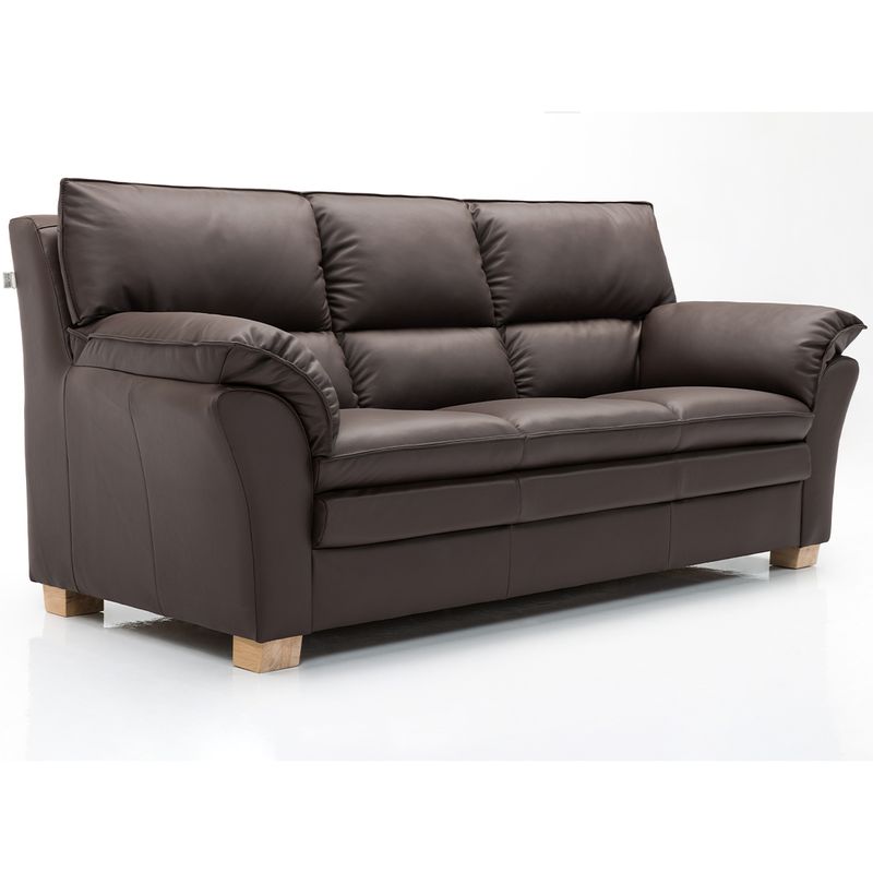 Palma 3 Seter Ekte Skinnsofa 215cm