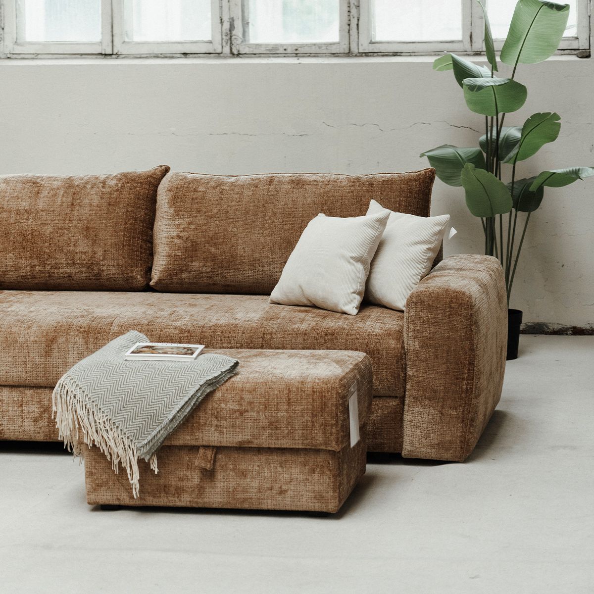 Gosa 3 seter Sovesofa velg Cremona Tekstil 238-252 cm