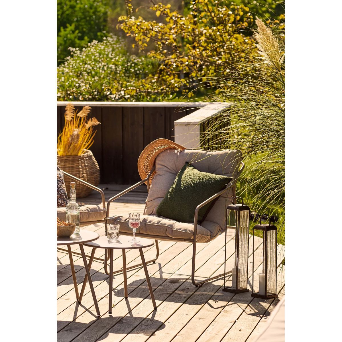 Nilo loungesett 2+1+1 - Sand | House Nordic
