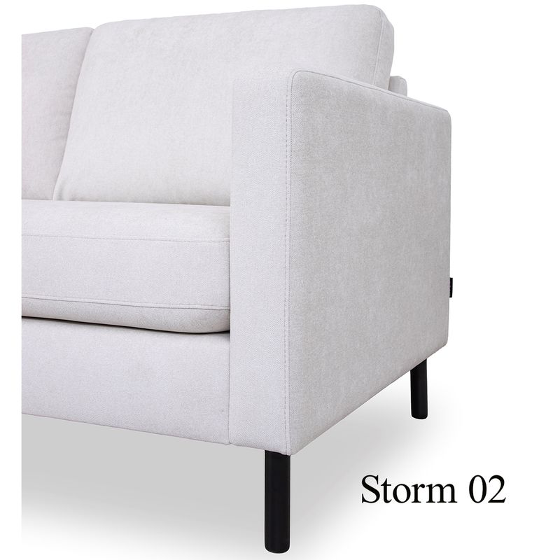 Luton 2 seter sofa 162cm Storm Tekstil