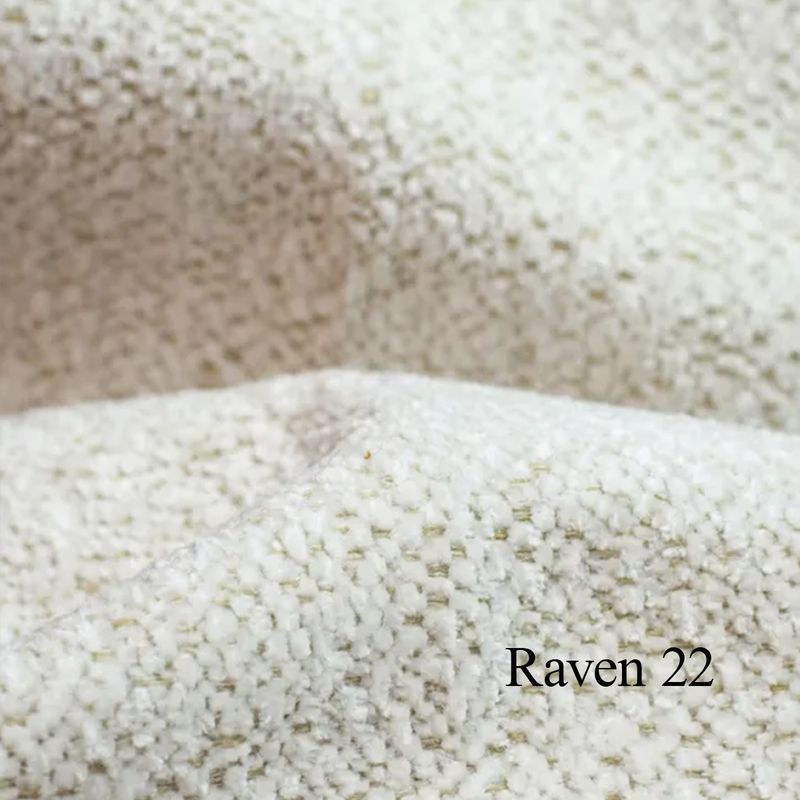 Arizona Oppsett 3 Hjørnesofa Raven tekstil 325x208 m/ åpen ende