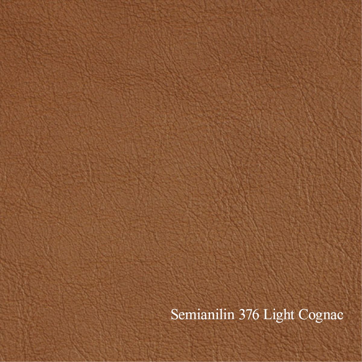 Leon Recliner med integrert fothviler semianilin skinn